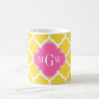 Épable Marocain #5 Rose chaud2 3 Monogramme initia