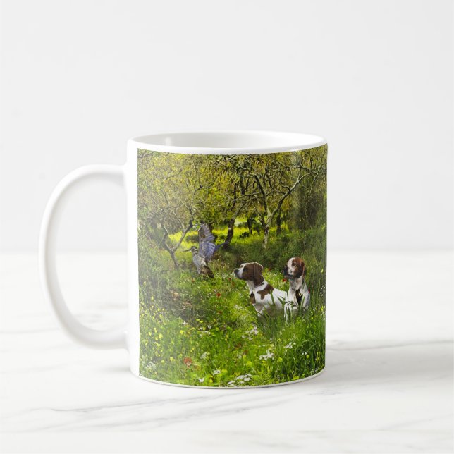 Mug Epagneul Breton, Bretagne Espagne (Gauche)
