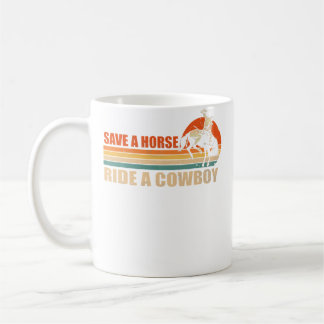 Mug Épargnez Un Cheval Montez Un Cow-Boy À Cheval