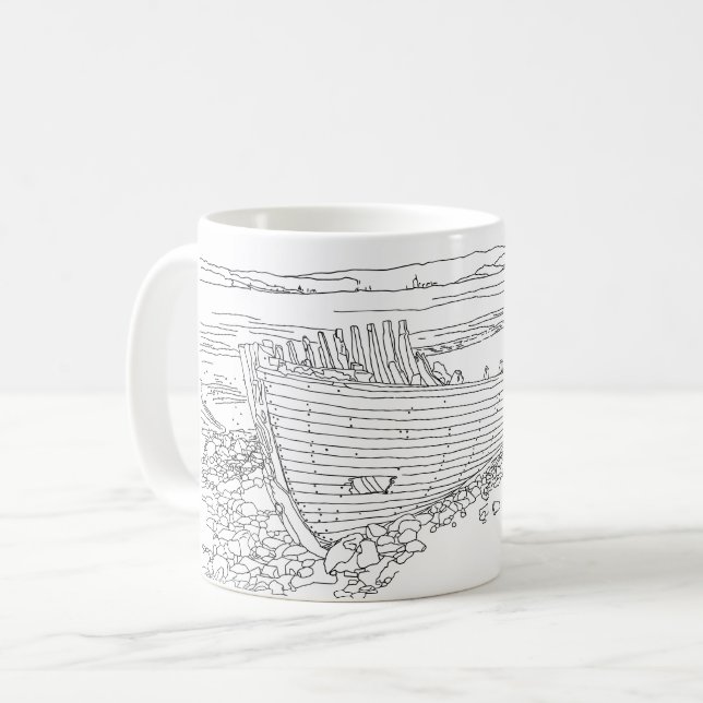 Mug Épave du Farr Bay Écosse (Devant gauche)