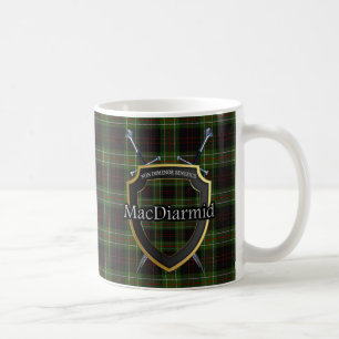 Mug Épées croisées par bouclier de tartan de