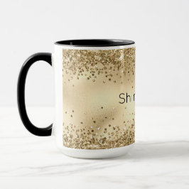 Mug Épersion de Parties scintillant Gold Glitzy Confet