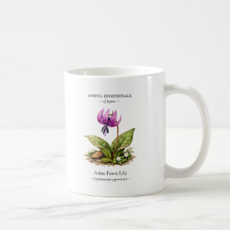 Mug Éphémères printanières du Japon – Érythrone d'Amér