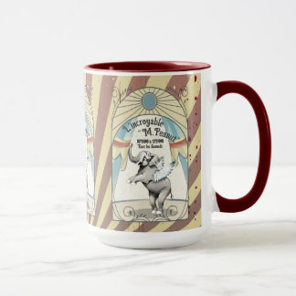 Mug Ephène de cirque vintage exécutant animal Français