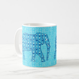 Mug Ephène de fleur de Lotus - turquoise