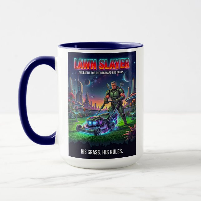 Mug Epic Galactic Garden Hero Sci Fi Parody (Gauche)