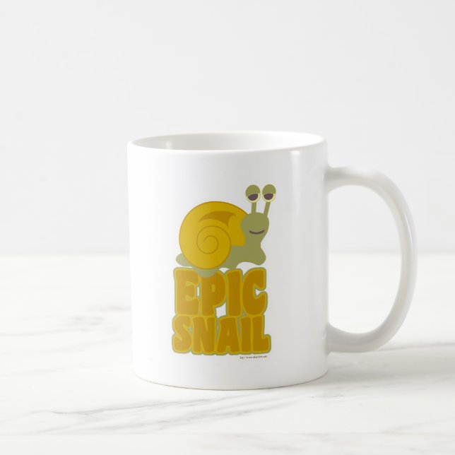 Mug Epic Snail Fun Parodie Cartoon Mollusk (Droite)