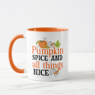 Mug Épice citrouille Toutes Les Choses Joli Wordart Au