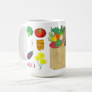 Mug Épicerie de Greenmarket Shopping Fruit Légumes Ali