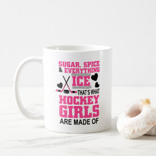 Mug épices à sucre et tout hockey sur glace filles