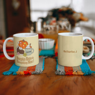 Mug Épices citrouilles et tout Nice Automne Nom person