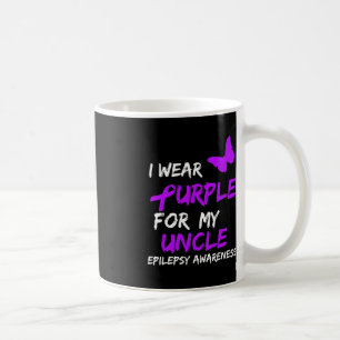 Mug Epilepsie Je Porte Du Purple Pour Mon Oncle Ruban
