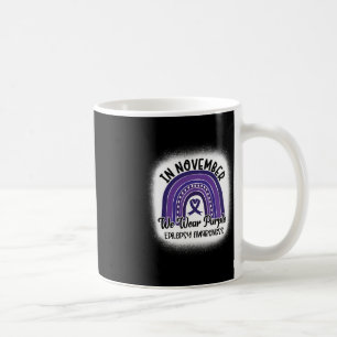 Mug Epilepsie Sensibilisation Bleu Arc-en-ciel Violet 