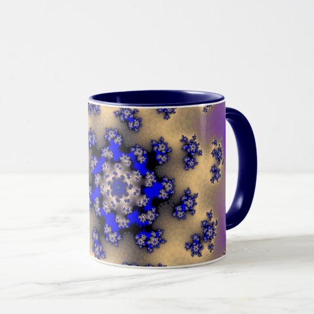 Mug Épingles florales de lavande (Devant droit)