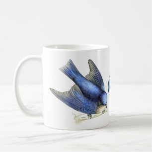 Mug Époque victorienne 1851 Bluebird Art & Monogramme