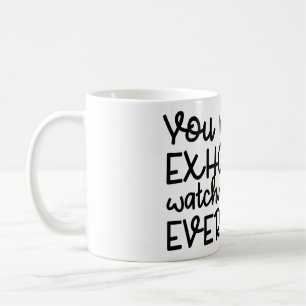 Mug Épuisement au travail - Citation humoristique amus