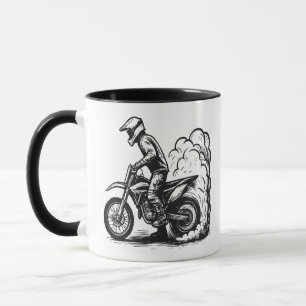 Mug Épuisement de moto cross