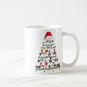 Mug Équation Math Joyeux X mas Funny Enseignant Math C