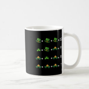 Mug Équation mathématique drôle St Patricks Day enseig