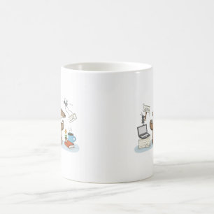 Mug Équilibre vie professionnelle et personnelle   Fou