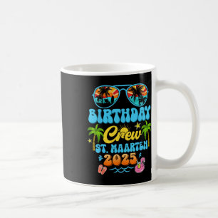Mug Équipage d'anniversaire à St-Maarten Vacances Croi