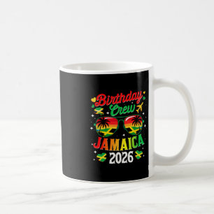 Mug Équipage d'anniversaire Jamaïque 2026 Voyage de fa