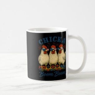 Mug Équipage de poulet Chicka Boom Boom patriote 4 jui