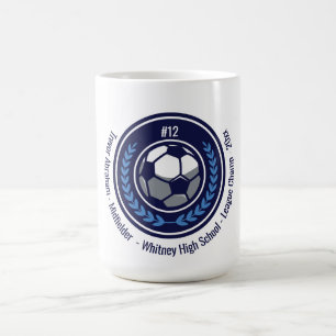 Mug Équipe championne de football Monogram