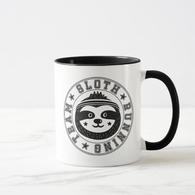 Mug Équipe courante de paresse (Droite)