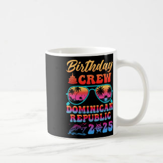 Mug Équipe d'anniversaire en croisière de vacances en