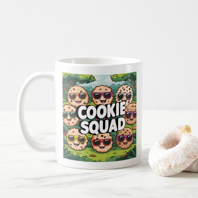 Mug Équipe de biscuits (Avec donut)