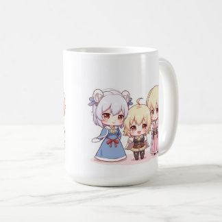 Mug Équipe de cosplay chibi mignonne