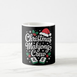 Mug Équipe de Mahjong de Noël Casquette de Père Noël T