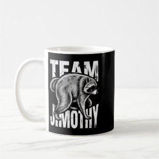Mug Équipe de panda de déchets drôles de raton laveur