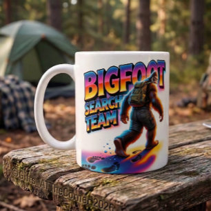 Mug Équipe de recherche Bigfoot Sasquatch Café petit-d