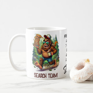 Mug Équipe de recherche de Bigfoot Sasquatch heureux