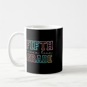 Mug Équipe de rêve de cinquième année Premier jour d'é
