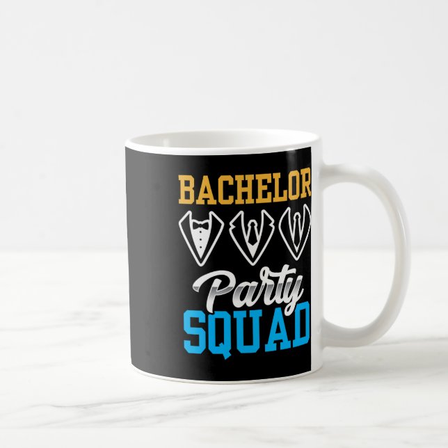 Mug Équipe de soirée de bachelorette Équipe de mariée  (Droite)