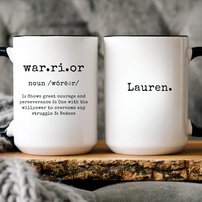 Mug Équipe de soutien du guerrier de sensibilisation a (Créateur téléchargé)
