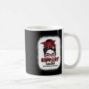 Mug Équipe de soutien Nœud décoiffé Ruban bordeaux Ané
