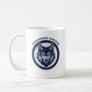 Mug Équipe de sport à crête athlétique Loup de Bois