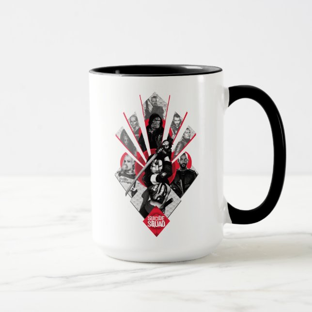 Mug Équipe de suicide | Groupe de travail X Graphisme  (Droite)