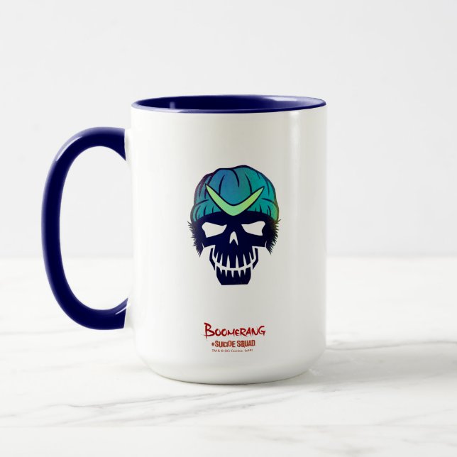Mug Équipe de suicide | Icône de tête Boomerang (Gauche)