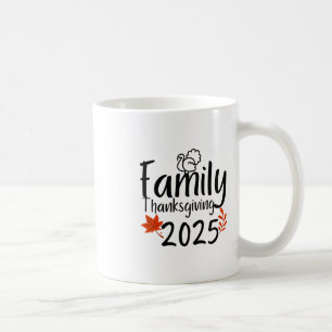 Mug Équipe de Thanksgiving en famille 2025 Merci à l'a