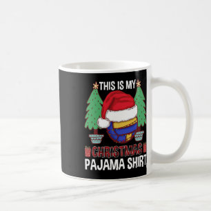 Mug Équipe de volley-ball drôle Lumineux de Noël Pyjam