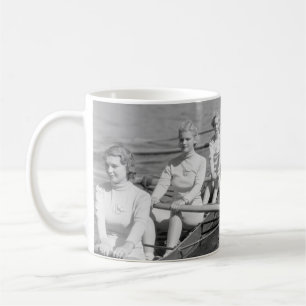 Mug ÉQUIPE D'ÉQUIPEvintage, sport, rangée, équipe, bat