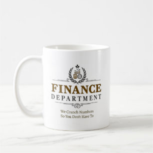 Mug Équipe des finances personnalisée