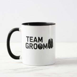 Mug Équipe du marié, tenue de soirée élégante pour le