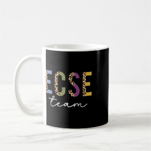 Mug Équipe Ecse Léopard Ck Pour École Jolies Femmes En
