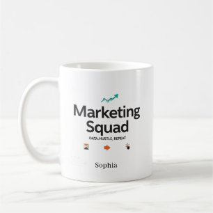 Mug Équipe Marketing Nom Personnalisé